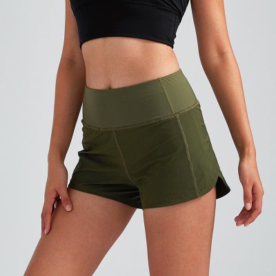 Womens Shorts | Hester Hawkins Eclipse Clothing Deep Jungle/White/Emerald Rise