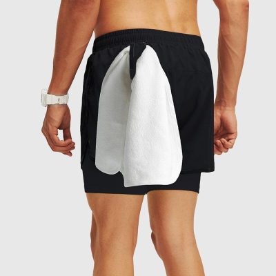 Mens Shorts | Hester Hawkins Challenger Swoosh Clothing Black/Black/Black/White